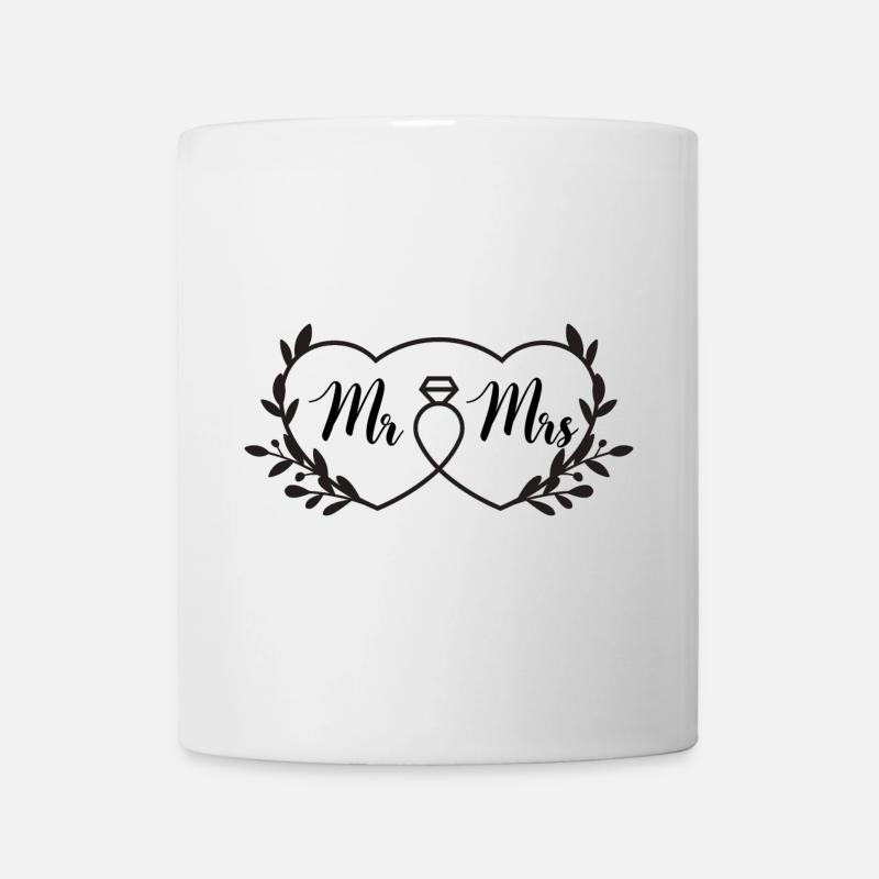 Herr Frau - Tasse - Weiß