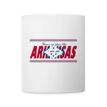 Es gibt keinen Ort wie Arkansas - Tasse - Weiß - Vorne