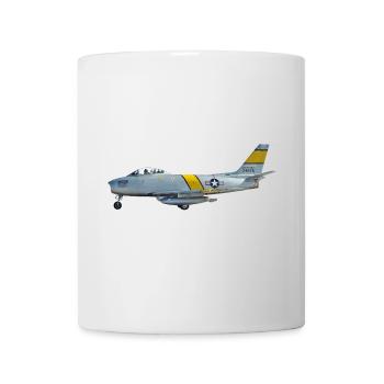 F-86 Sabre - Tasse - Weiß - Vorne