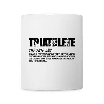 Triathlon Definition - Tasse - Weiß - Vorne