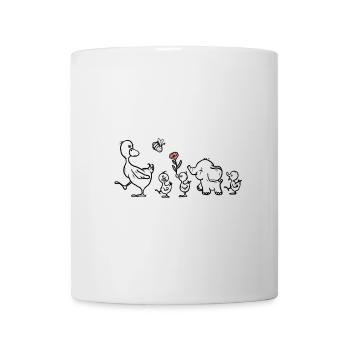Bunter Lauf - Tasse - Weiß - Vorne