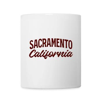Sacramento Script California Tee - Tasse - Weiß - Vorne