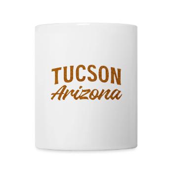 Tucson Arizona Rustic Script - Mug - white - Front