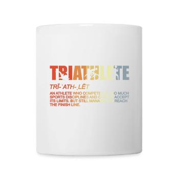 Triathlet Definition - Tasse - Weiß - Vorne