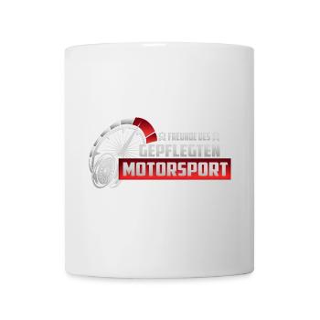 Freunde des gepflegten Motorsport - Tasse - Weiß - Vorne