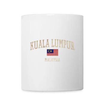 Kuala Lumpur Vintage Malaysia Flag - Mug - white - Front