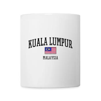 Malaysia flag in night contrast - Mug - white - Front
