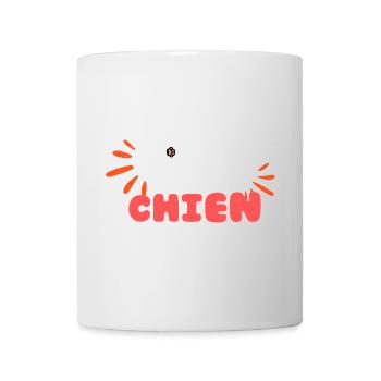 Maman Chien Pattes Joyeuses - Mug blanc - blanc - Devant