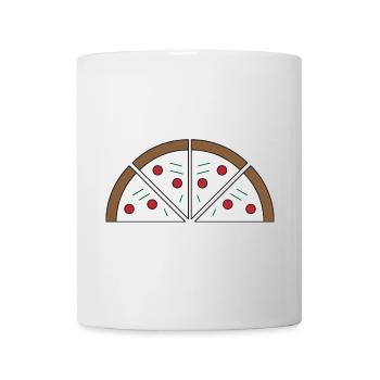 Picture of a pizza - Mug - white - Front
