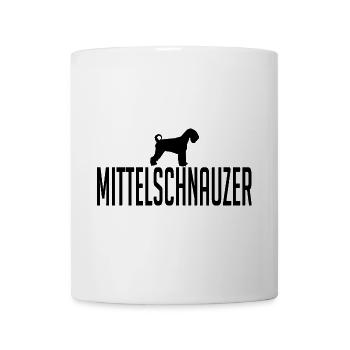 Mittelschnauzer Hunderasse Hunde Wilsigns - Tasse - Weiß - Vorne