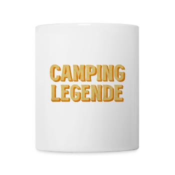 Camping Legende Retro - Tasse - Weiß - Vorne