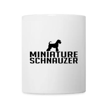 Schnauzer miniature Race de chien Chiens Wilsigns - Mug blanc - blanc - Devant