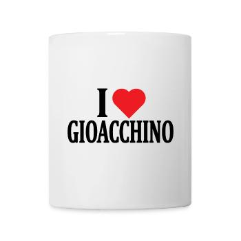 t-shirt J’adore Gioacchino idée cadeau t-shirt - Mug blanc - blanc - Devant