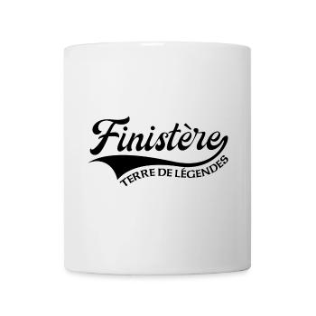 Finistère Terre de légendes - Mug blanc - blanc - Devant