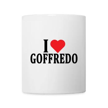 T-Shirt Ich liebe Goffredo T-Shirt Geschenkidee - Tasse - Weiß - Vorne