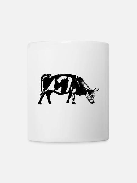 Kuh / Rind / Vieh / Cow - Tasse - Weiß