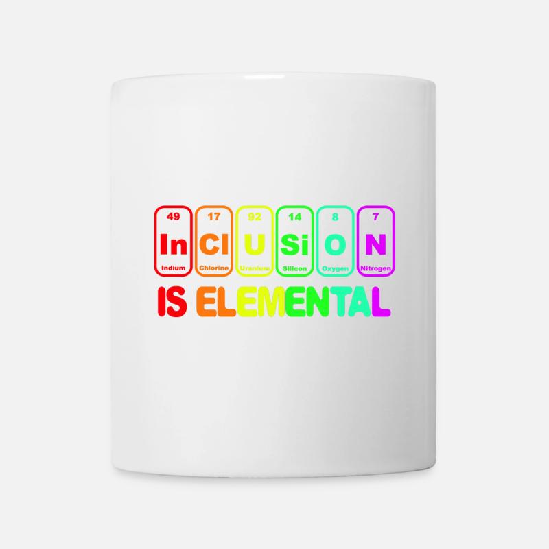 Inclusion is elementary # - Mug - white
