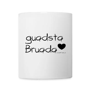 guadsta Bruada - bester Bruder, Dialekt - Tasse - Weiß - Vorne