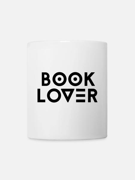 booklover - Tasse - Weiß