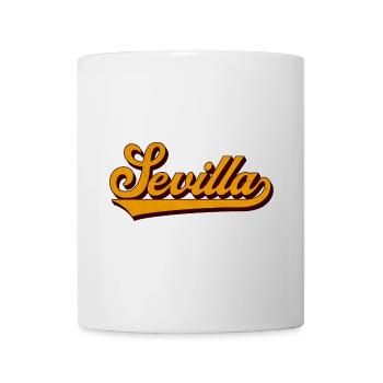 Sevilla Retro Script Yellow - Mug - white - Front