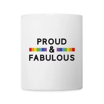Pride Month - Proud and Fabulous - Mug - white - Front