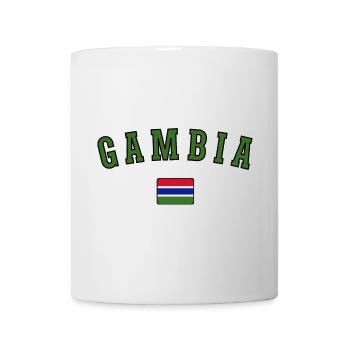 Drapeau de la Gambie, fierté gambienne - Mug blanc - blanc - Devant