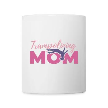 Trampolinspringer Mutter - Tasse - Weiß - Vorne