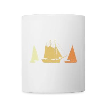 Vintage Segelschiffe - Tasse - Weiß - Vorne