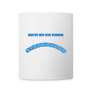 Strandklar - Tasse - Weiß - Vorne