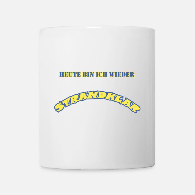 Strandklar - Tasse - Weiß