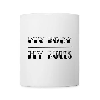 my body - my rules - Mug - white - Front