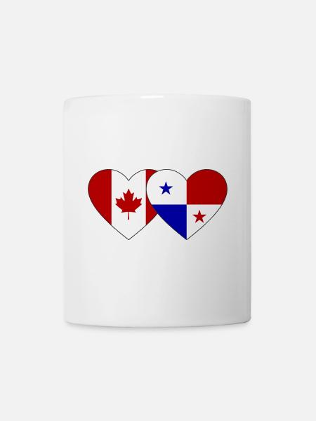 Drapeau du Canada Panama - Mug blanc - blanc