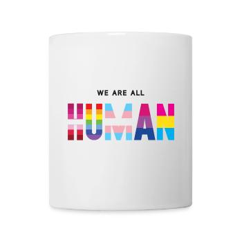 Mois de la fierté LGBT - Nous sommes tous humains - Mug blanc - blanc - Devant