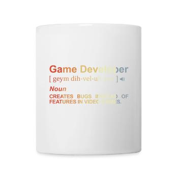 Spieleentwickler Definition - Tasse - Weiß - Vorne