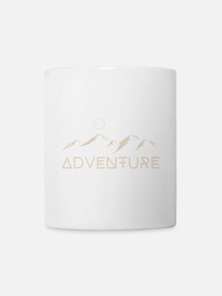 Adventure Mountains Moon - Mug - white
