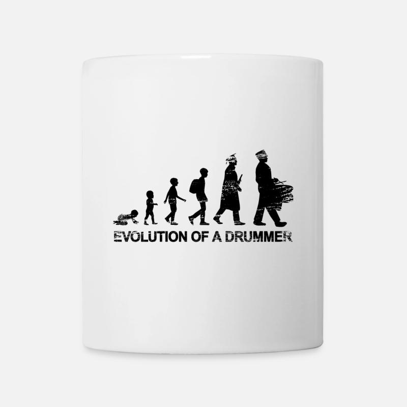 Entwicklung eines Trommlers - Tasse - Weiß