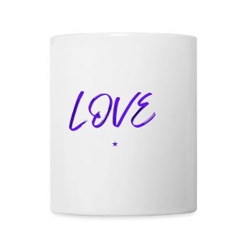 Love football blue - Mug - white - Front