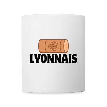 Lyon, bouchon Lyonnais, restaurant - Mug - white - Front