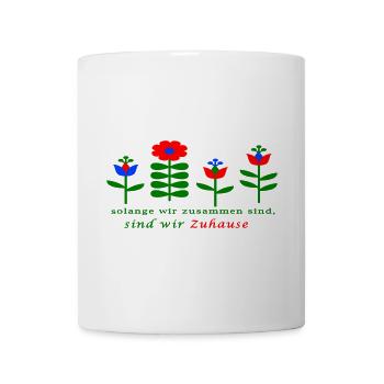 Zuhause - Tasse - Weiß - Vorne