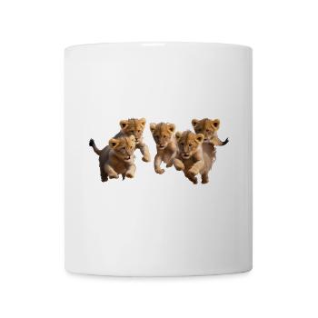Katzenkinder sind gut drauf - Tasse - Weiß - Vorne