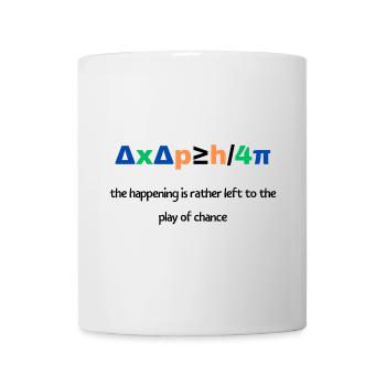 Unbestimmtheitsrelation - Tasse - Weiß - Vorne