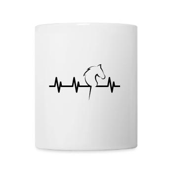 Hobby Horsing Herzschlag - Tasse - Weiß - Vorne