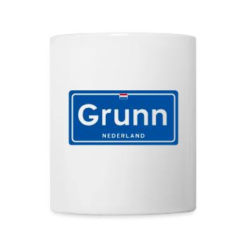 Grunn (Groningen) place name sign - Mug - white - Front