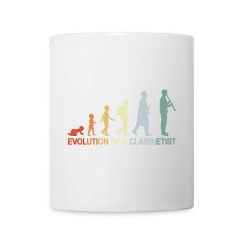 Évolution de la clarinette - Mug blanc - blanc - Devant