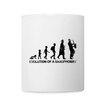 Development of a saxophonist - Mug - white - Front
