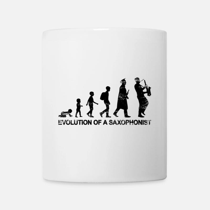 Développement d’un saxophoniste - Mug blanc - blanc