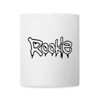 Graffiti Style Rookie Text Design - Mug - white - Front