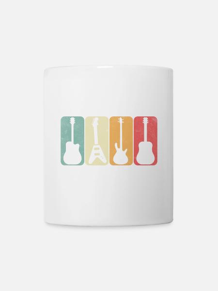 Gitarren - Tasse - Weiß