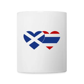 Schottland Thailand Flagge Herz - Tasse - Weiß - Vorne