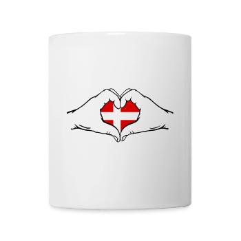 Denmark Heart Shape - Mug - white - Front